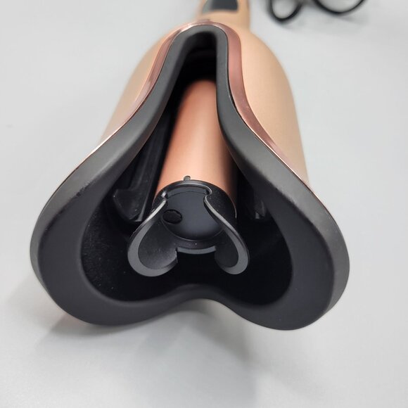 Chi Spin N Curl Ceramic Rotating Hair Curler Rose Gold No Box - Picture 10 of 12